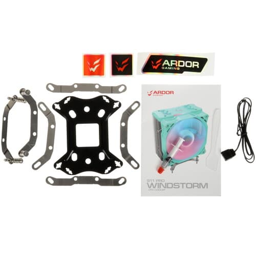 Кулер для процессора ARDOR GAMING WINDSTORM S11 PRO Mint  бирюзовый thumb 9