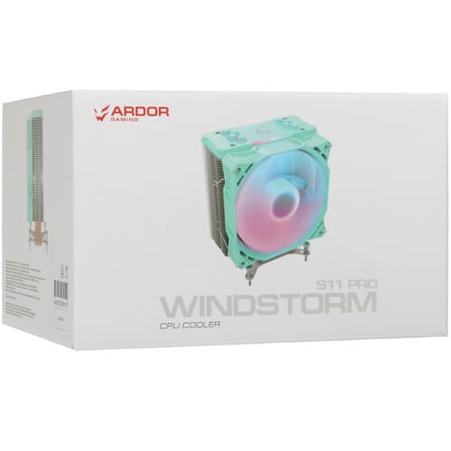 Кулер для процессора ARDOR GAMING WINDSTORM S11 PRO Mint  бирюзовый thumb 11