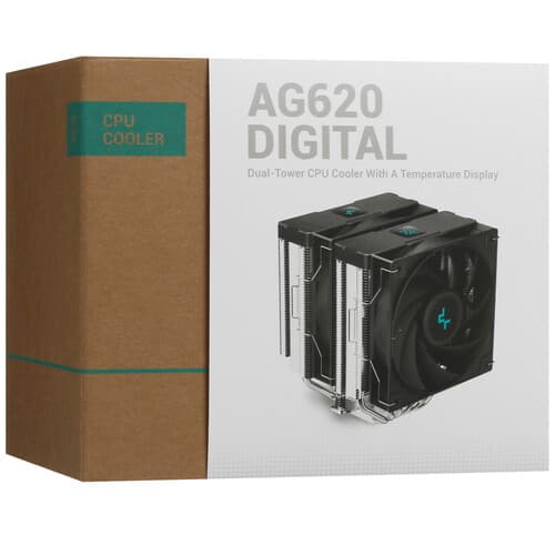 Кулер для процессора DEEPCOOL AG620 DIGITAL [R-AG620-BKNDMN-G-1] черный thumb 12