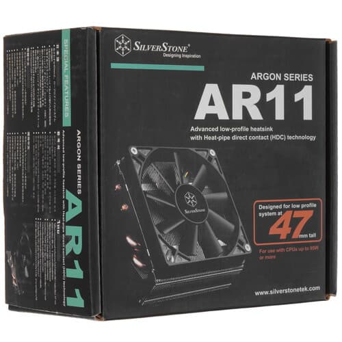 Кулер для процессора SilverStone Argon AR11 [G530AR11115X020] черный thumb 9
