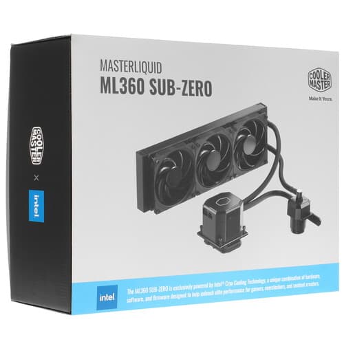 Система охлаждения Cooler Master MasterLiquid ML360 SUB-ZERO черная thumb 12