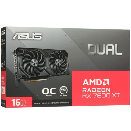 Видеокарта ASUS AMD Radeon RX 7600 XT Dual OC [DUAL-RX7600XT-O16G] thumb 10