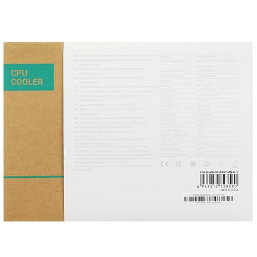 Кулер для процессора DEEPCOOL AG400 DIGITAL BK [R-AG400-BKNDMN-G-2] черный thumb 10