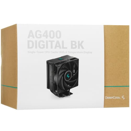 Кулер для процессора DEEPCOOL AG400 DIGITAL BK [R-AG400-BKNDMN-G-2] черный thumb 11