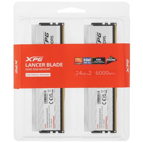 Оперативная память ADATA XPG Lancer Blade RGB [AX5U6000C3024G-DTLABRWH] 48 ГБ thumb 4