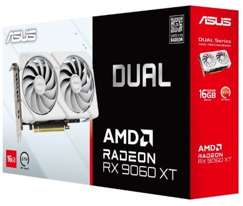 Видеокарта ASUS AMD Radeon RX 9060 XT DUAL White Edition [DUAL-RX9060XT-16G-WHITE] thumb 21