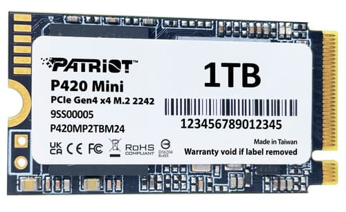 1000 ГБ M.2 NVMe накопитель Patriot P420 Mini [P420MP1TBM24] thumb 2