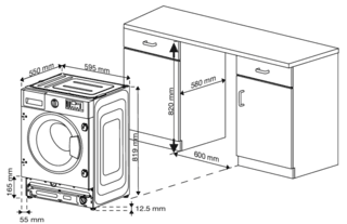 Встраиваемая стиральная машина Hotpoint WBIH 7290 VWB thumb 12