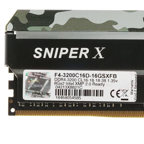 Оперативная память G.Skill Sniper X [F4-3200C16D-16GSXFB] 16 ГБ thumb 3
