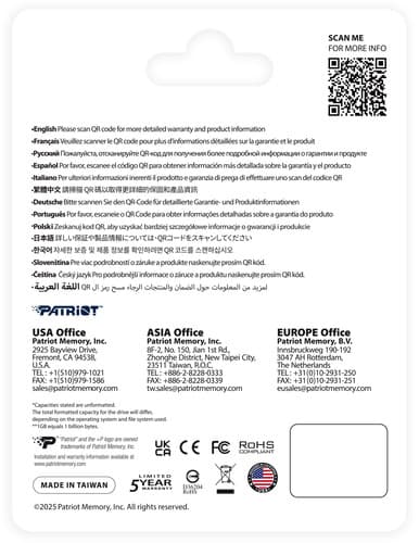 2000 ГБ M.2 NVMe накопитель Patriot P410 [P410P2TBM28H] thumb 7