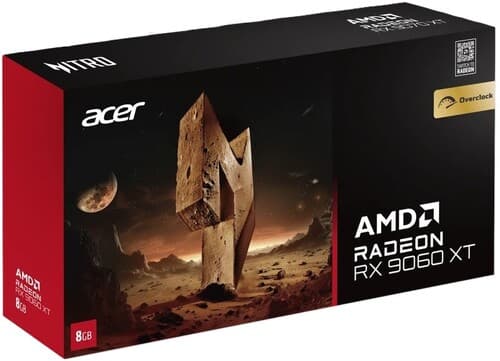 Видеокарта Acer AMD Radeon RX 9060 XT Nitro OC White Edition [DP.Z4UWW.P02] thumb 17