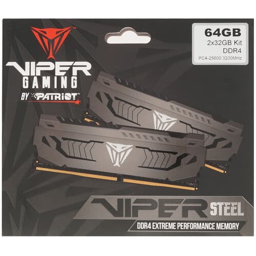 Оперативная память Patriot Viper Steel [PVS464G320C6K] 64 ГБ thumb 3
