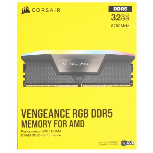Оперативная память Corsair Vengeance RGB [CMH32GX5M2B5200Z40K] 32 ГБ thumb 5