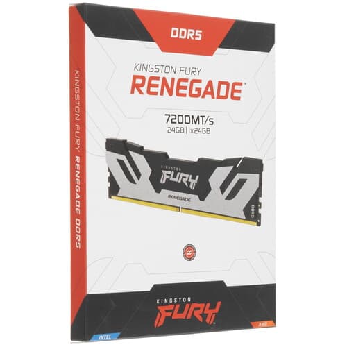 Оперативная память Kingston FURY Renegade Silver [KF572C38RS-24] 24 ГБ thumb 4