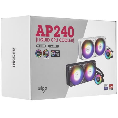 Система охлаждения AIGO AP240  белая thumb 11
