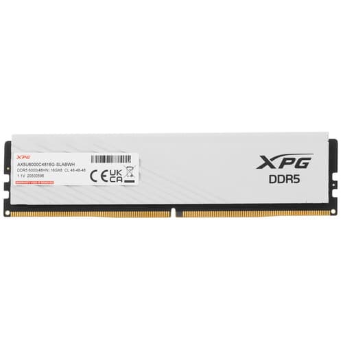 Оперативная память ADATA Lancer Blade [AX5U6000C4816G-SLABWH] 16 ГБ thumb 2