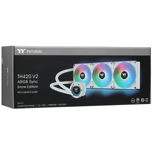 Система охлаждения Thermaltake TH420 V2 ARGB Sync  белая thumb 10