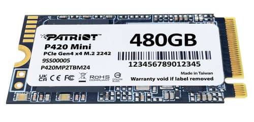 480 ГБ M.2 NVMe накопитель Patriot P420 Mini [P420MP480GM24] thumb 3