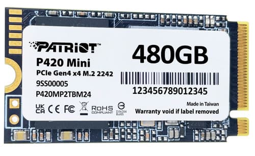 480 ГБ M.2 NVMe накопитель Patriot P420 Mini [P420MP480GM24] thumb 2