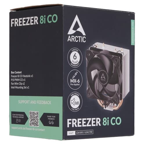Кулер для процессора ARCTIC Freezer 8i CO [ACFRE00191A] черный thumb 10