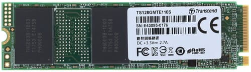 Transcend 128 ГБ M.2 NVMe накопитель Transcend MTE110S [TS128GMTE110S]